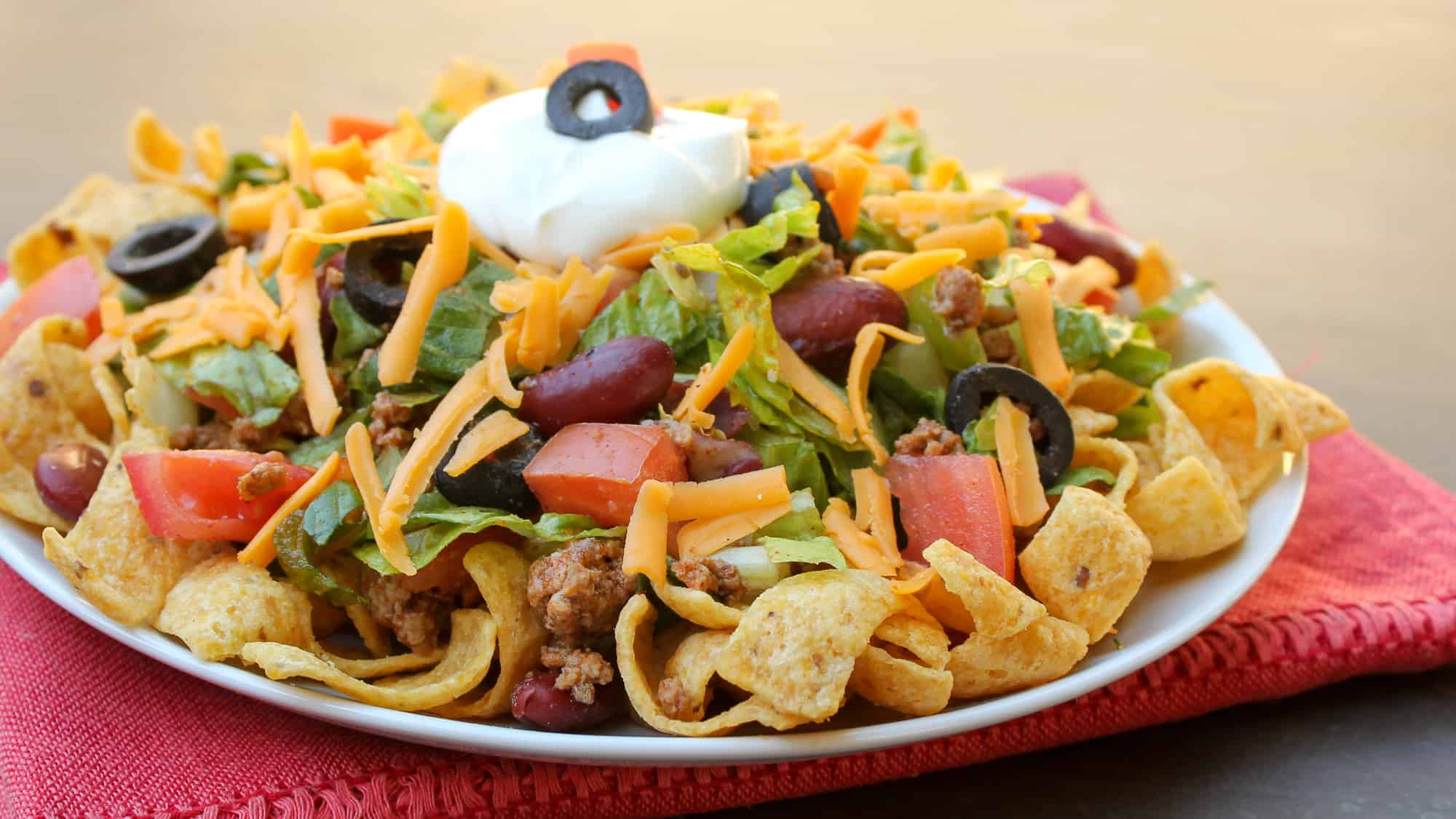 Taco Salad - easy recipe - great snack or perfect for a meal