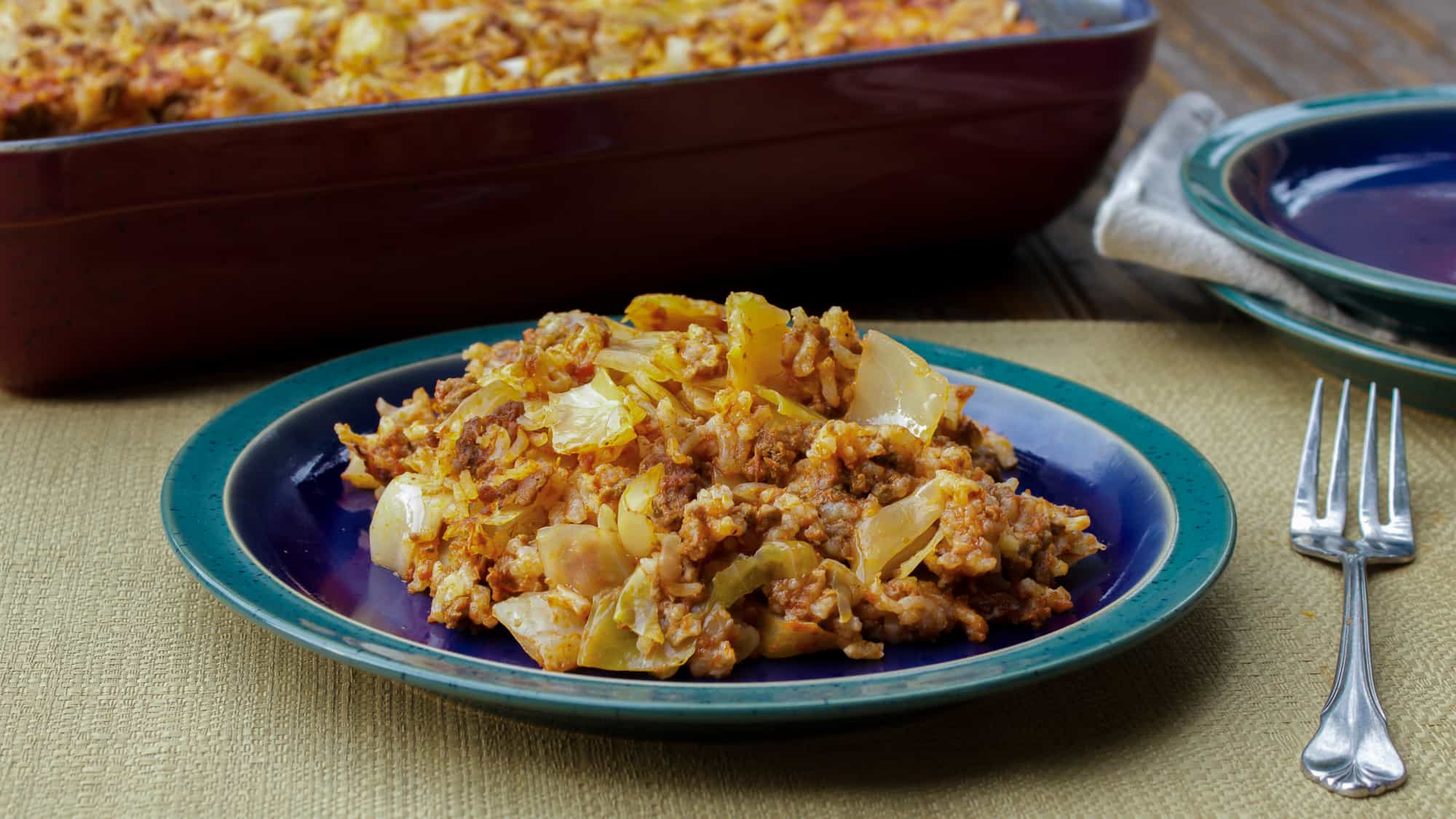 Cabbage Roll Casserole - easy recipe for this one pot meal