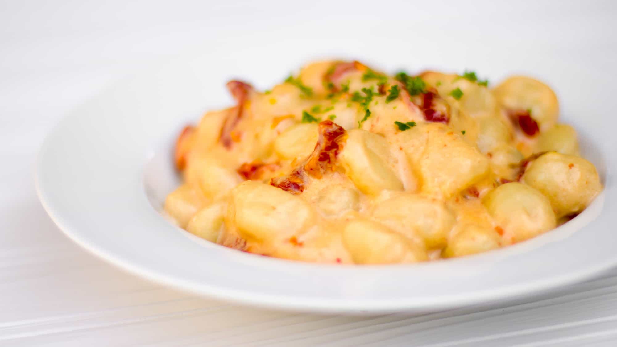 Gnocchi with Sun Dried Tomato Cream Sauce Recipe