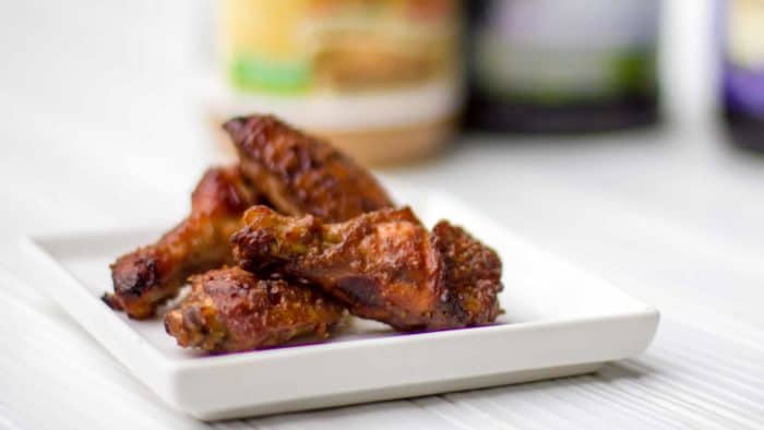 These sticky PB&J wings have a sweet tangy flavour that resemble Thai peanut satay flavours. Not many ingredients in this recipe (peanut butter, jam, juice, vinegar) , these wings are easy to make and are delicious