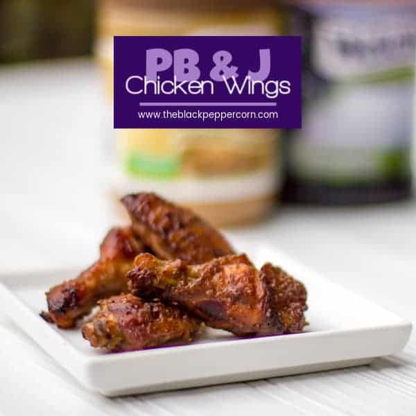 These sticky PB&J wings have a sweet tangy flavour that resemble Thai peanut satay flavours. Not many ingredients in this recipe (peanut butter, jam, juice, vinegar) , these wings are easy to make and are delicious