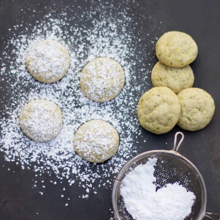Pistachio Cardamom Meltaway Cookie Recipe