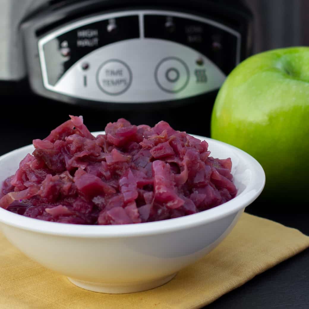 Braised Red Cabbage and Apples made in the Pressure Cooker