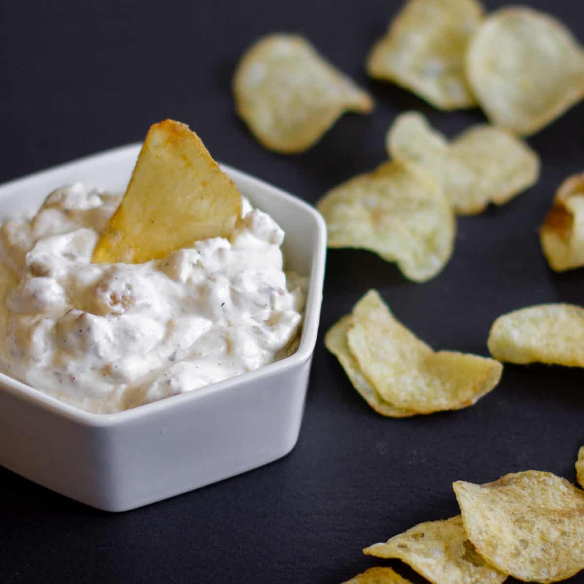 Homemade French Onion Chip Dip Recipe with Sweet Vidalia Onions