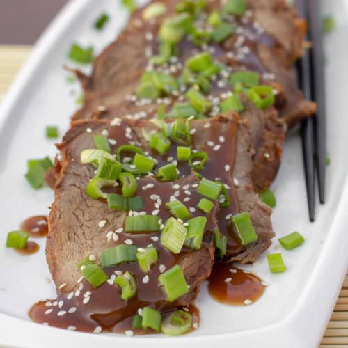 Crockpot Beef Ribeye Roast with Asian Marinade Recipe