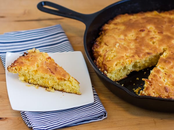 Cast Iron Skillet Corn Bread 4x3 b