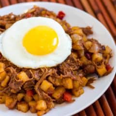 Pulled Pork Breakfast hash recipe