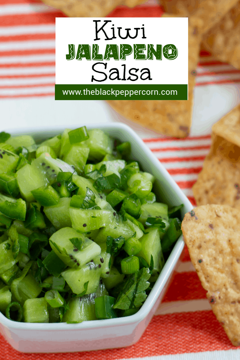 This fresh and fruity salsa is perfect for any occasion. Green kiwifruit provide a tartness while the jalapeno pepper gives the salsa a nice spicy kick!