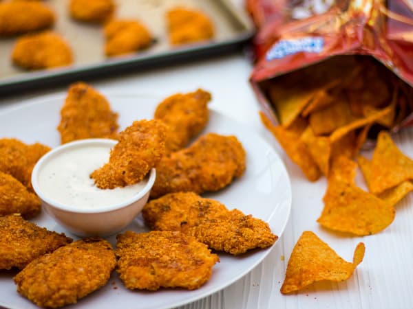 Dubbelzinnig Verplaatsbaar Ongemak Doritos Crusted Chicken Fingers Recipe - Oven baked Nacho Cheese flavor Dubbelzinnig Verplaatsbaar Ongemak Doritos Crusted Chicken Fingers Recipe - Oven baked Nacho Cheese flavor