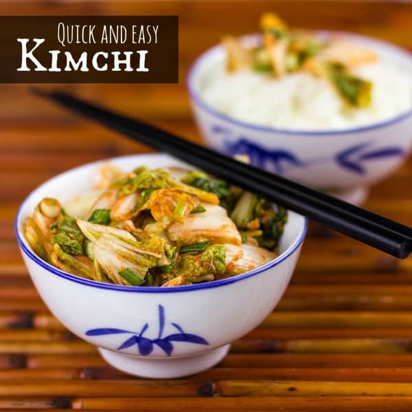 Quick and Easy Kimchi text