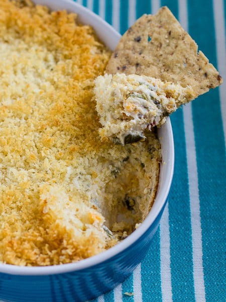 roasted jalapeno popper dip tall