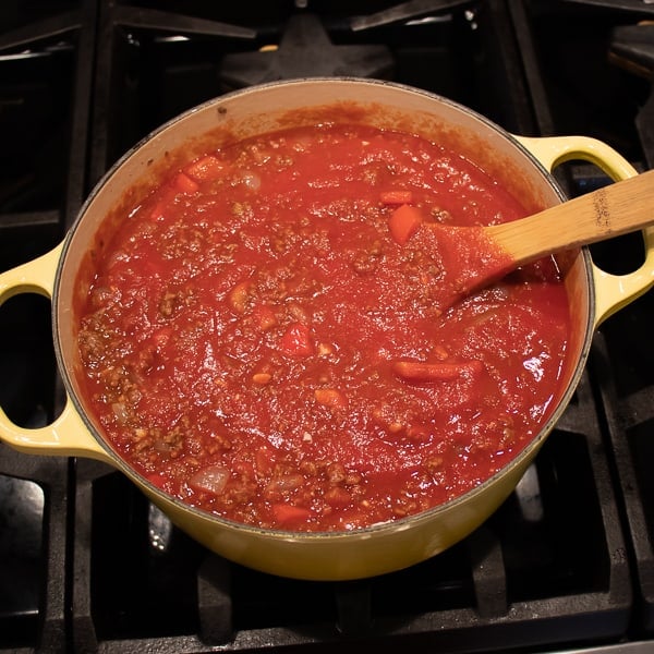 Classic Hearty Italian Meat Sauce - Homemade Spaghetti Recipe 