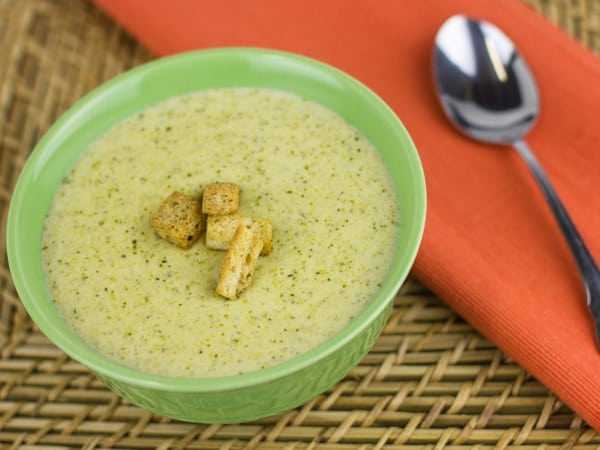 Cream of Broccoli and Cheddar Soup-2