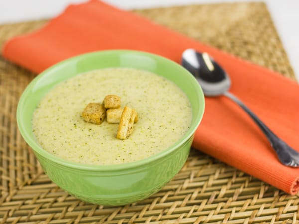 Cream of Broccoli and Cheddar Soup