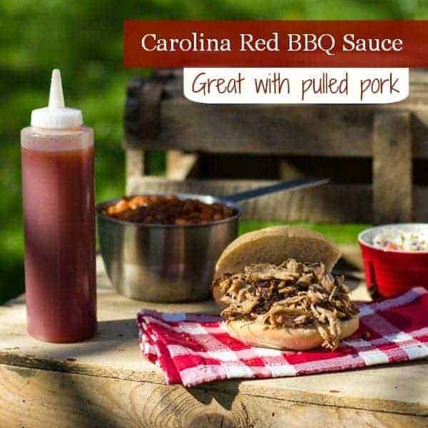 carolina red bbq sauce text