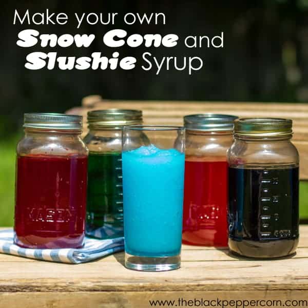 Make your own slushie syrup text