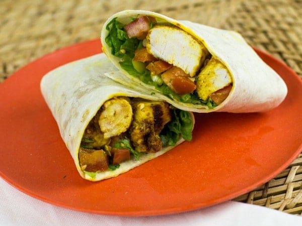 Tandoori Ranch Chicken Wraps-3