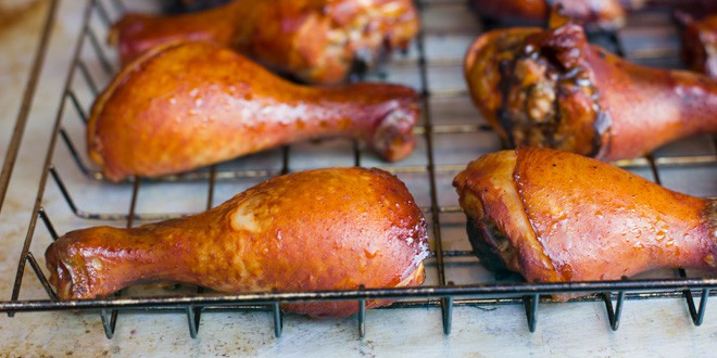 Smoking Chicken Drumsticks