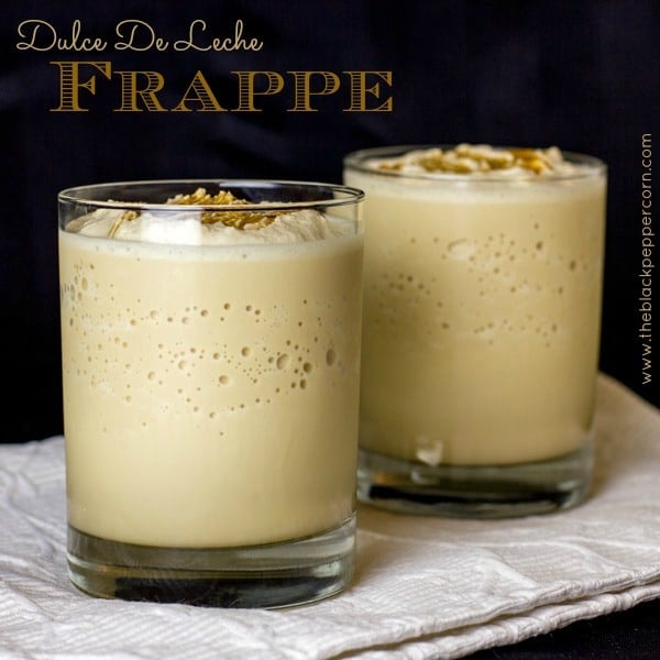 How to make a dulce de leche caramel frappe