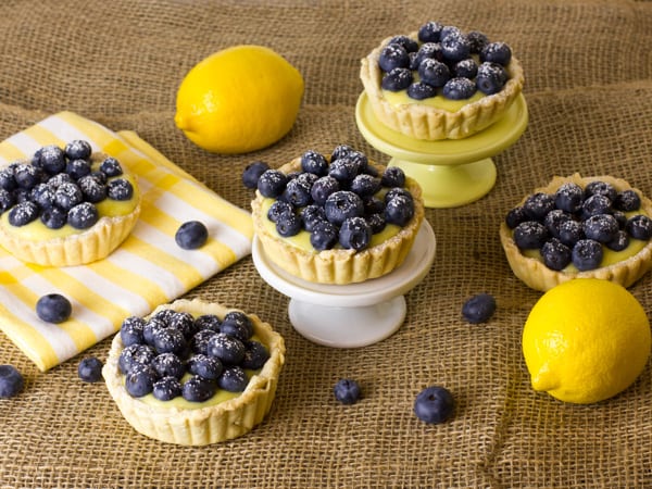 Lemon Blueberry Tart