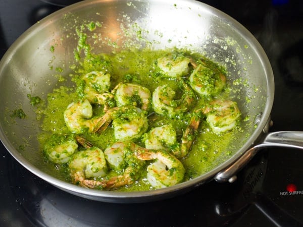 Pesto Shrimp Pasta-2