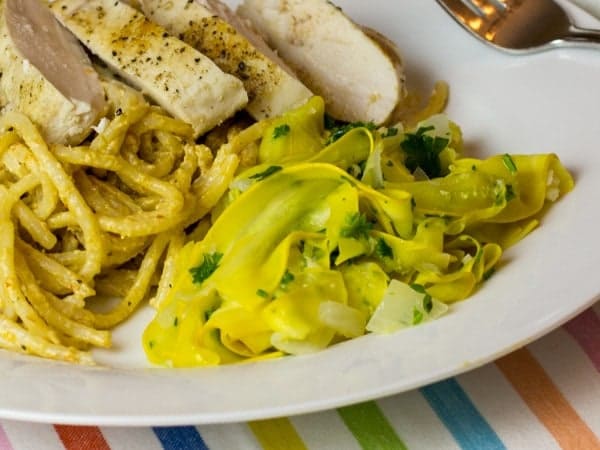 Sauteed Yellow Squash Ribbons-2