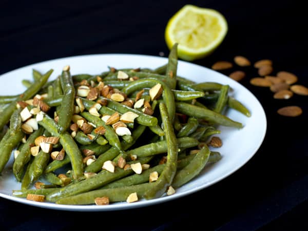 Sous Vide Green Beans Almandine