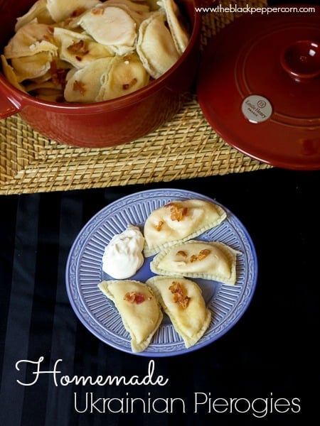 Homemade Ukrainian Pierogies