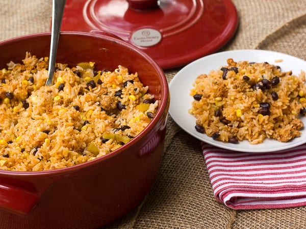 Chorizo Fiesta Rice Bake-2