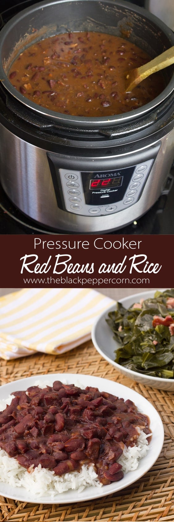 red beans and rice pressure cooker instant pot