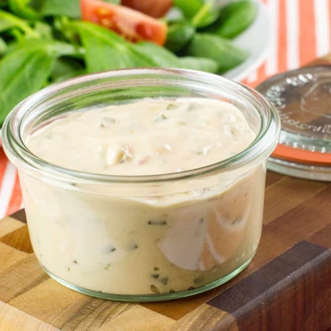 Homemade Thousand Island Salad Dressing Recipe