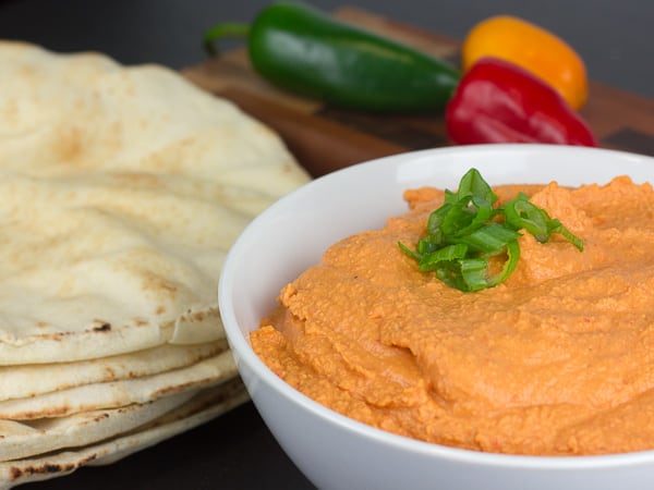 Roasted Red Pepper Hummus-2