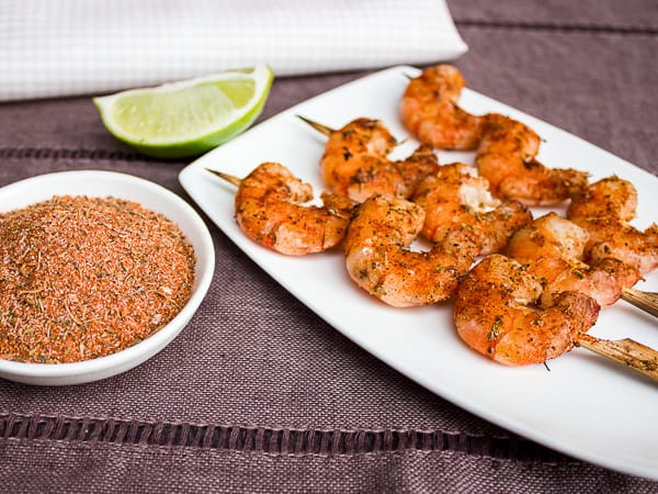 Grilled Cajun Shrimp Skewers-7