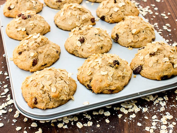 Leftover Oatmeal Muffins-5