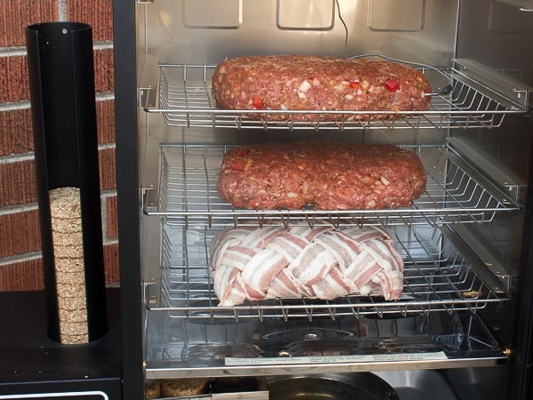 Smoked Meatloaf with Bacon Weave-16