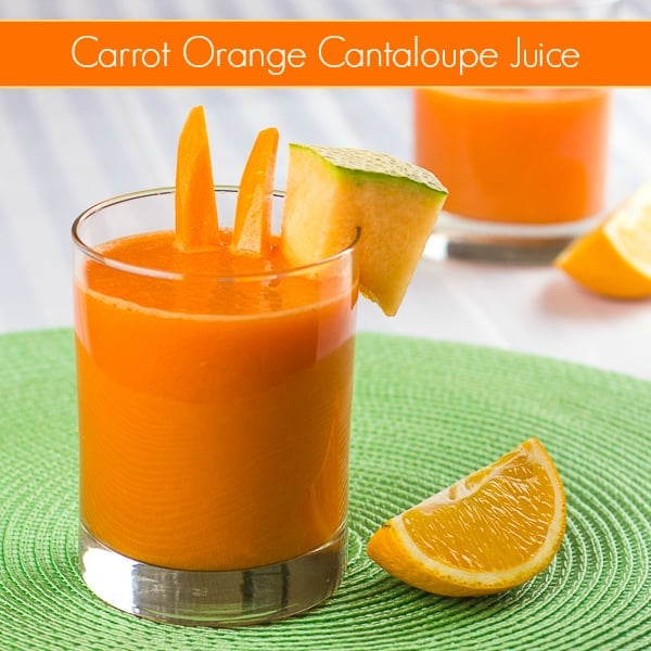 Carrot Orange Cantaloupe Juice pin