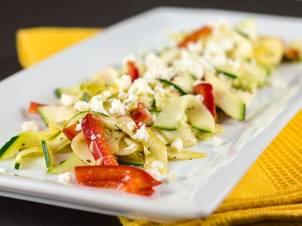 Zucchini and Yellow Squash Salad-2