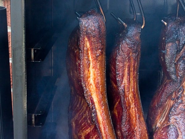 How to make bacon homemade hot smoked-15