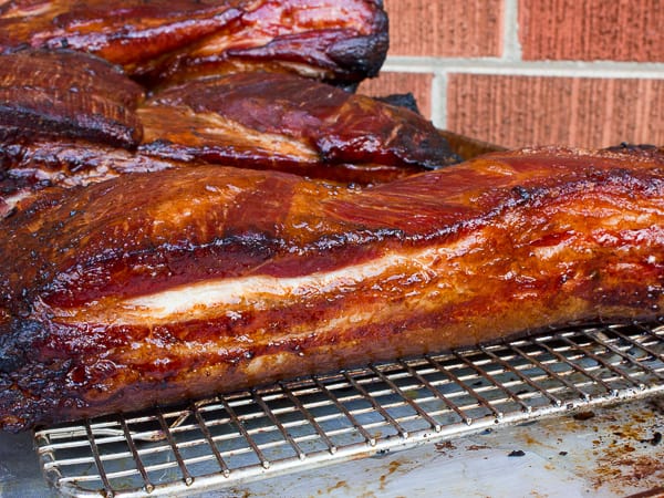 How to make bacon homemade hot smoked-16