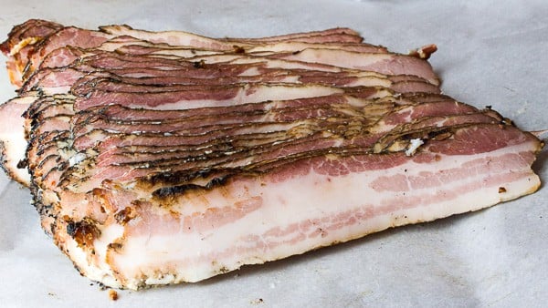 How to make bacon homemade hot smoked-30