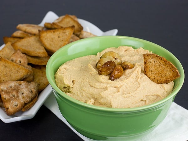 Roasted Garlic Hummus-4