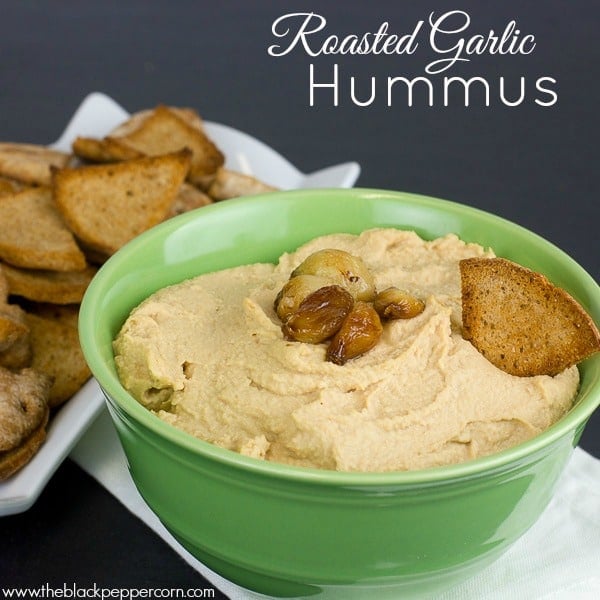 Roasted Garlic Hummus-5 pin