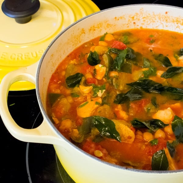 Chicken and zucchini Curry-4