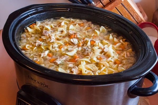 Crock Pot Chicken Noodle Soup-2