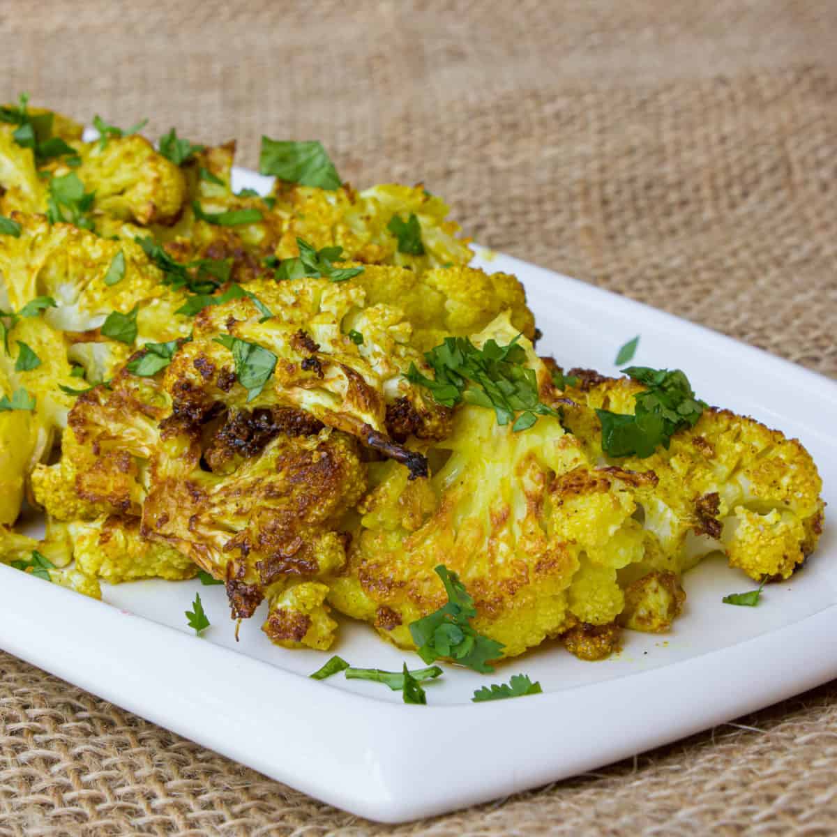 Roasted Curried Cauliflower Recipe Paleo Directions