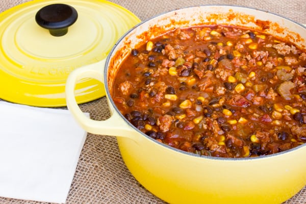 Smoked Pork Black Bean and Corn Chili-9