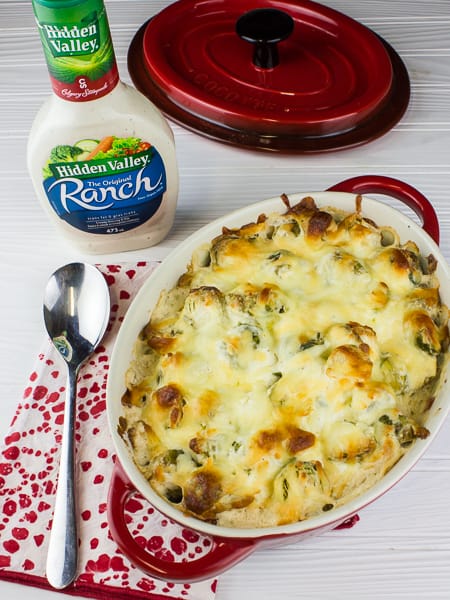 Cheesy Ranch Brussels Sprout Bake-5