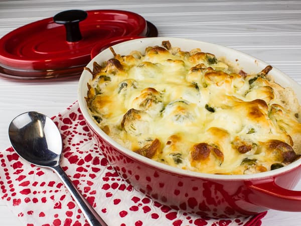 Cheesy Ranch Brussels Sprout Bake-6