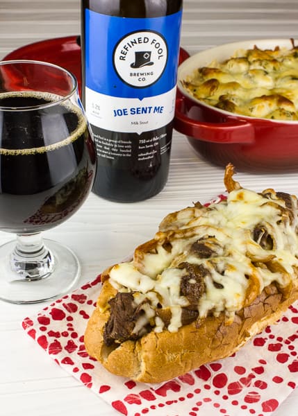 Beer Braised Beef and Swiss Melt-2