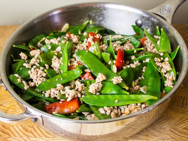 Honey Sriracha Pork and Snow Peas-7